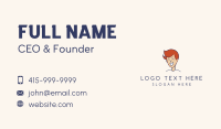 Happy Teenage Boy Business Card Image Preview