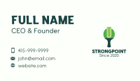 Green Table Tennis Paddle Lab Business Card Image Preview