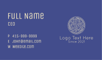 Celtic Leaf Decoration  Business Card Image Preview