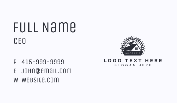 Repair Roofing Property Business Card Design Image Preview