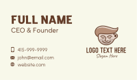 Brown Coffee Barista Business Card Image Preview