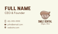Brown Coffee Barista Business Card Image Preview