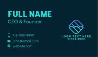 Gradient Tech Company Business Card Image Preview