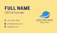 Round Blue Bird  Business Card Design