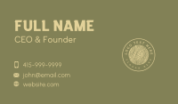 Lumberjack Woodwork Circle Business Card Preview