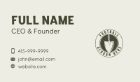 Rustic Garden Shovel Business Card Image Preview