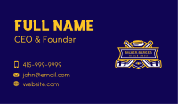 Hockey Sports Athlete Business Card Image Preview
