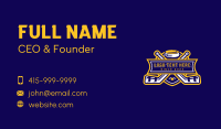 Hockey Sports Athlete Business Card Preview