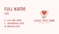 Romantic Dating Heart Business Card Image Preview