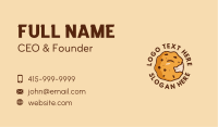 Smiling Cookie Pastry Business Card Image Preview