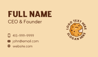 Smiling Cookie Pastry Business Card Design