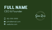 Circle Company Business Business Card Design