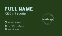 Circle Company Business Business Card Image Preview