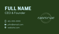 Circle Company Business Business Card Design