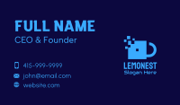 Blue Pixel Application Business Card Image Preview