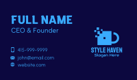 Blue Pixel Application Business Card Image Preview