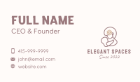 Breastfeeding Mother Childcare  Business Card Image Preview