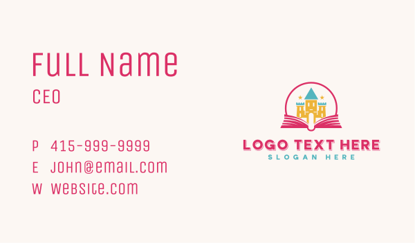 Kindergarten Child Daycare Business Card Design Image Preview