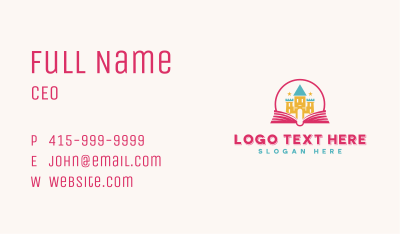 Kindergarten Child Daycare Business Card Image Preview