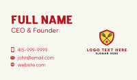 Lacrosse Team Player Business Card Image Preview