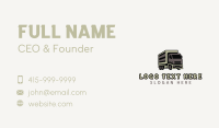 Delivery Truck Cargo Business Card Preview