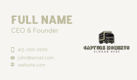 Delivery Truck Cargo Business Card Image Preview