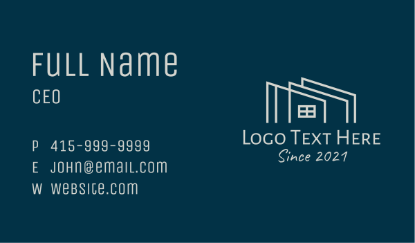 Warehouse Stockroom  Business Card Design Image Preview