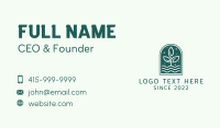 Night Window Gardening  Business Card Image Preview
