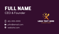 Human Arrow Star Business Card Preview