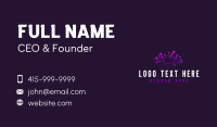 Bowling Galaxy League Business Card Design