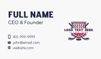 Hockey Club Tournament Business Card Image Preview