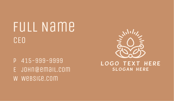 Handmade Candle Light  Business Card Design Image Preview