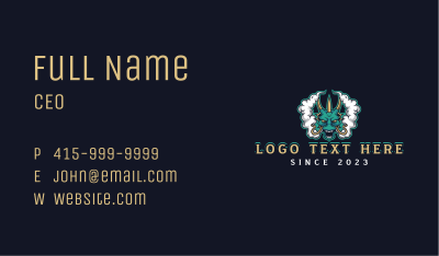 Dragon Smoke Gaming Business Card Image Preview