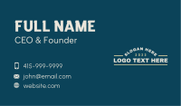 Generic Firm Brand Wordmark  Business Card Image Preview