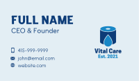 Water Tissue Roll Business Card Image Preview