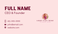 Wellness Feminine Beauty Business Card Preview