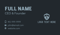 Medieval Axe Weapon Business Card Design