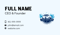 Car Wash Automobile Business Card Preview