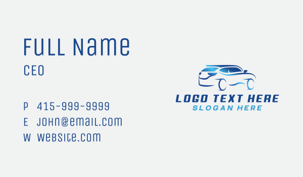 SUV Automotive Dealer Business Card Design Image Preview