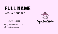 Classy Woman Hat Business Card Image Preview