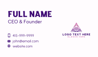 Pyramid Architecture Creative Business Card Design