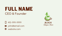 Herbal Green Tea  Business Card Image Preview