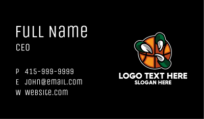 Basketball Claw Business Card Image Preview