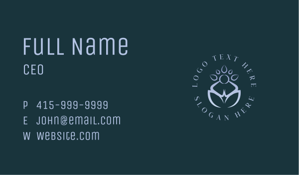 Wellness Spa Lotus Business Card Design Image Preview
