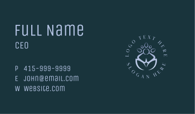 Wellness Spa Lotus Business Card Image Preview