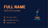 Music Cocktail Bar Business Card Image Preview