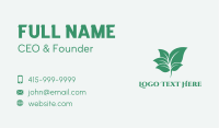 Organic Leaves Garden Business Card Image Preview