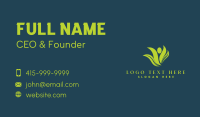 Yoga Leaf Health Business Card Image Preview