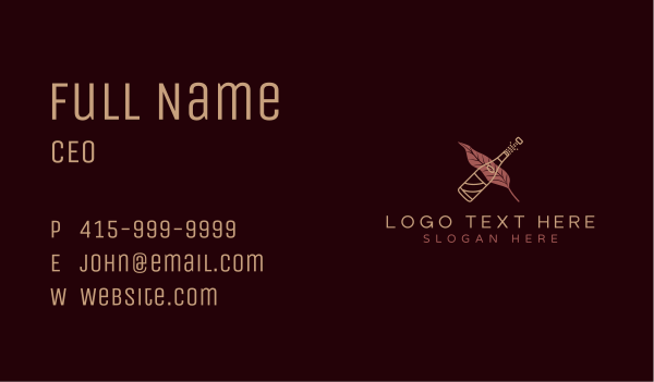 Soda Beverage Tea  Business Card Design Image Preview