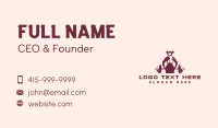 Strong Feminine Bodybuilder  Business Card Design